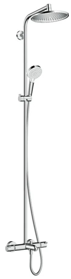 Hansgrohe Crometta S, Showerpipe 240 1jet s vaňovým termostatom, chrómová, HAN-27320000
