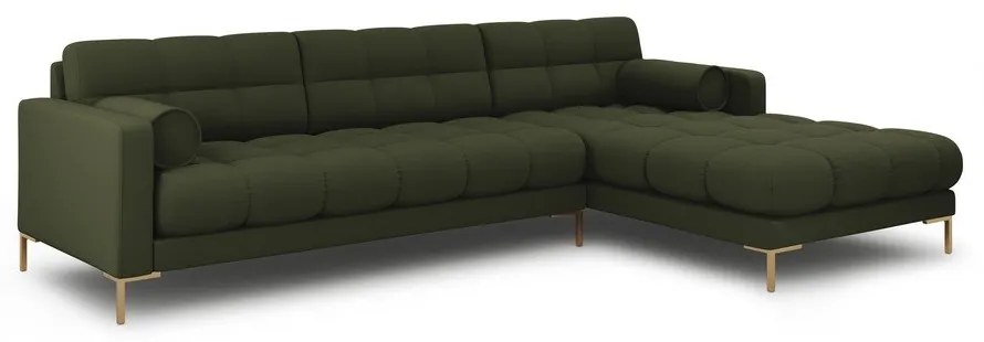 Zelená rohová pohovka (pravý roh) Bali – Cosmopolitan Design