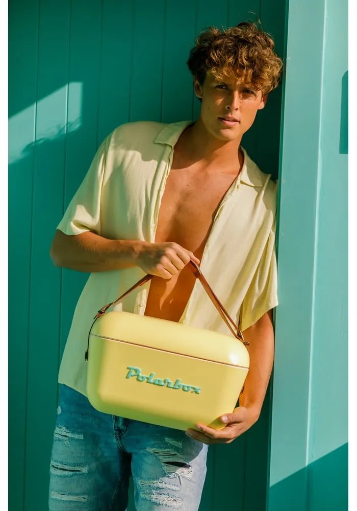 Žltý chladiaci box 20 l Classic – Polarbox