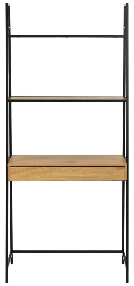 Knižnica v dekore divokého duba Actona Seaford, 77 x 174,5 cm