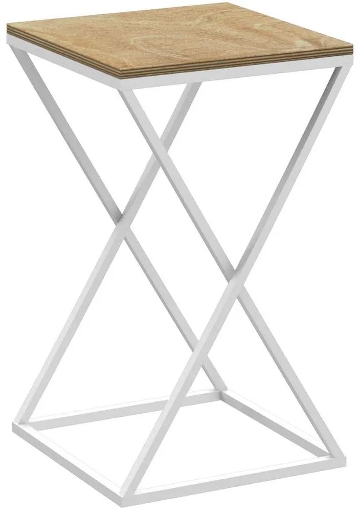 Stojan na kvety 40x24 cm biela