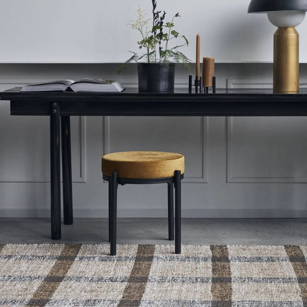 House Doctor Oceľová stolička Lao Dark Olive