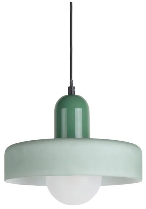 Zelené závesné svietidlo ø 25 cm Opaco Grato – Leitmotiv
