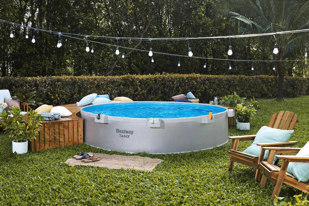 BESTWAY Tanx Bazénový set 305 x 61 cm, kartušová filtrácia 561RW