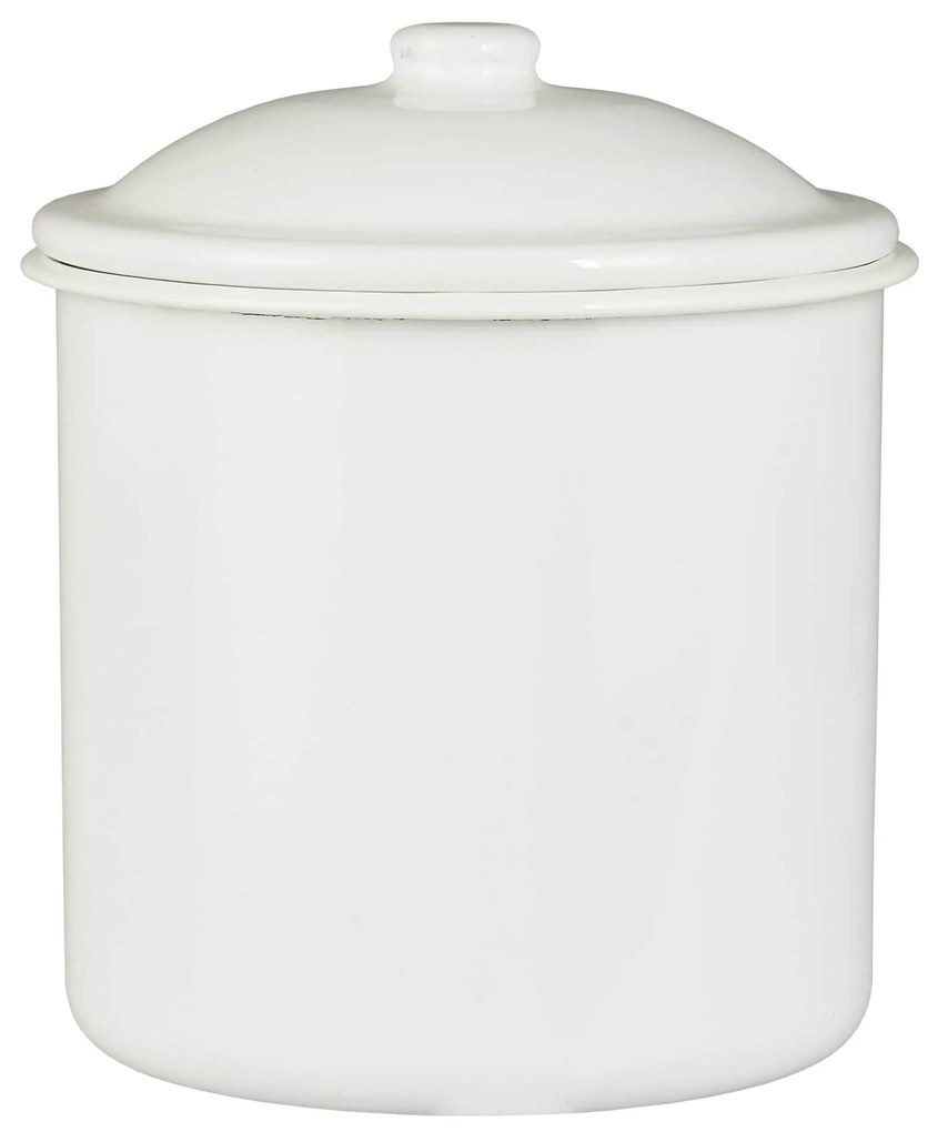 Ib Laursen Smaltovaná dóza White 15 cm
