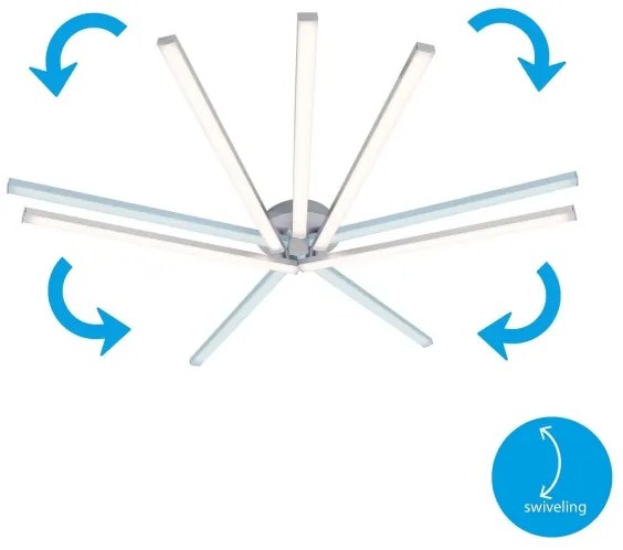 Briloner 3181-059 - LED Prisadený luster GO 5xLED/4,8W/230V