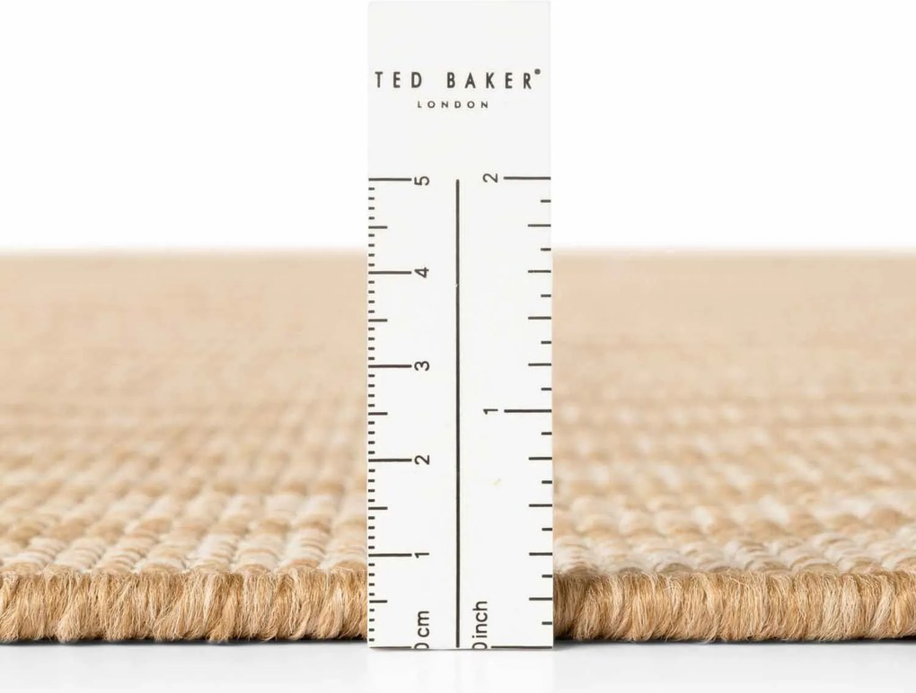 Ted Baker, Kusový koberec Ted Baker Haringey 106394 Natural White, 120x170, béžová, chodba / predsieň
