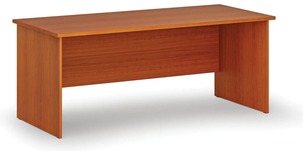Kancelársky písací stôl PRIMO WOOD, 180x80 cm, čerešňa