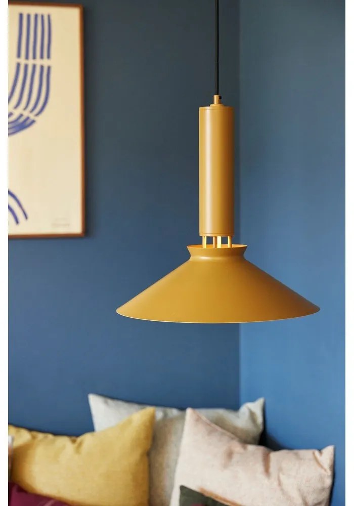 Oranžové závesné svietidlo ø 40 cm Coney – Hübsch