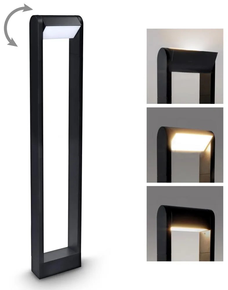 Brilagi - LED Vonkajšia lampa CROTONE LED/7W/230V IP54 80 cm