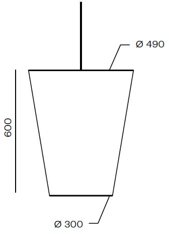 LND Design LSF500 Závesná lampa, piesková