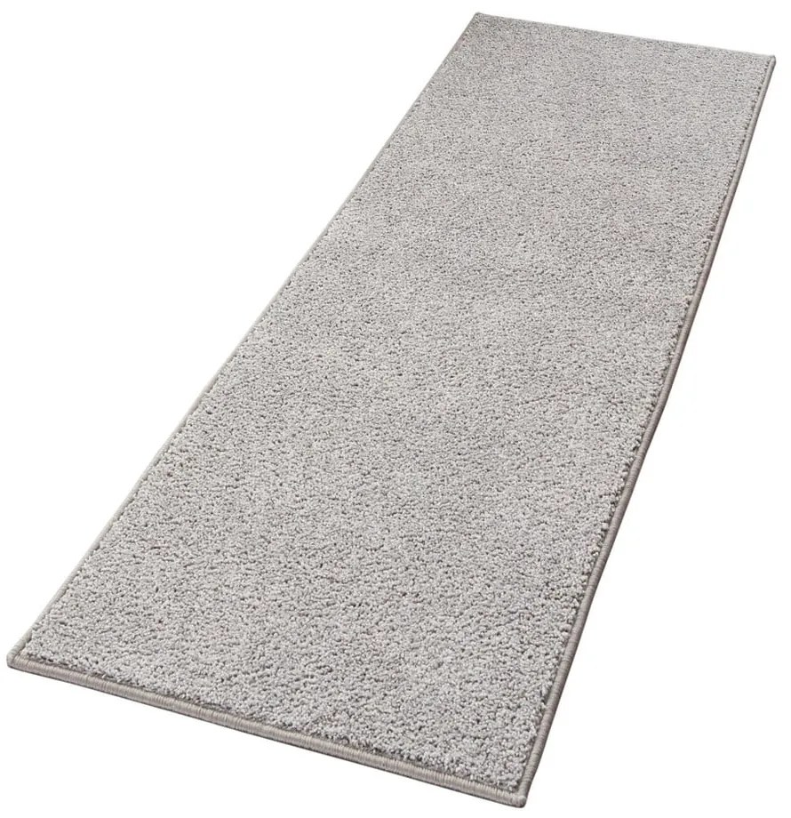 Svetlosivý behúň Hanse Home Pure, 80 x 400 cm