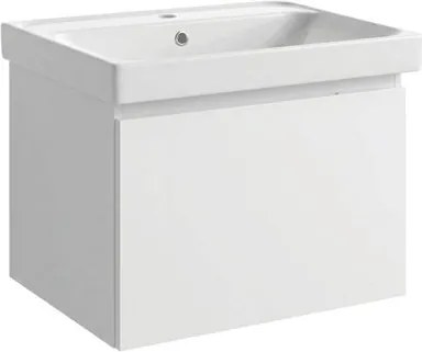 Kúpeľňová skrinka s umývadlom Naturel Ancona 60x45x46 cm biela lesk ANCONA260BLU5