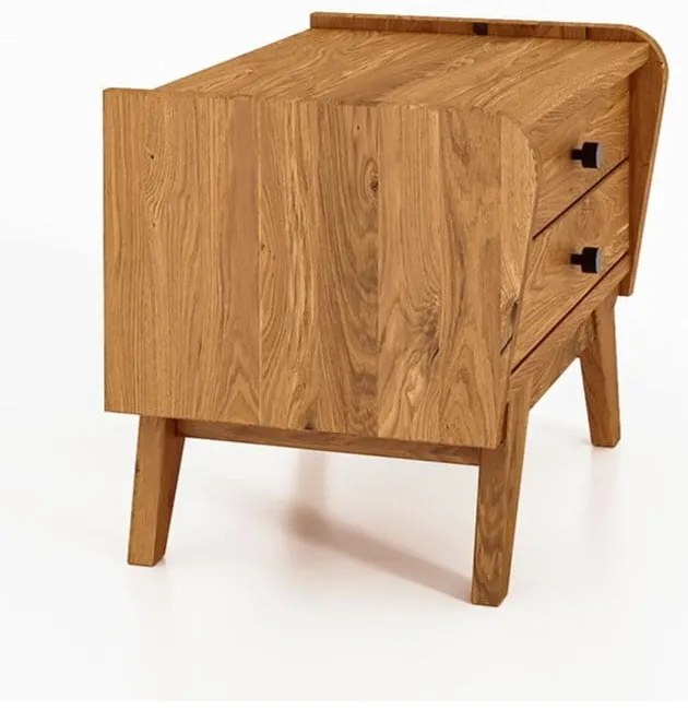 Nočný stolík z dubového dreva Retro 1 - The Beds