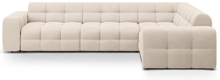 Béžová rohová pohovka (pravý roh/do L) Kendal – Micadoni