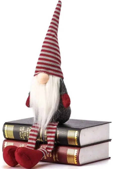 Vianočný škriatok YX063 sivý