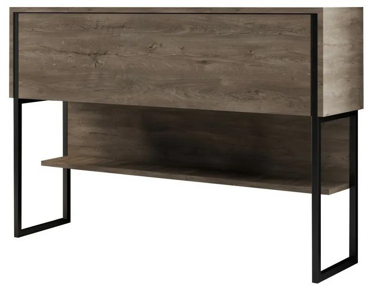 Komoda Luxe Walnut and Black