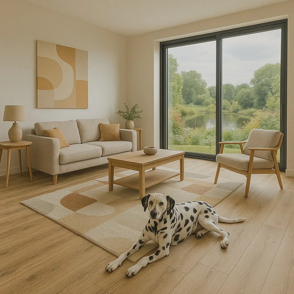 Tajima, Vinylová podlaha Tajima Classic Ambiente 6206 béžová, 1219,2 x 177,8 mm