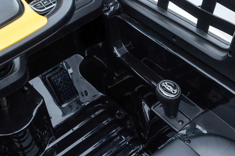 LEAN CARS Elektrické autíčko Mercedes s návesom XMX622B, LCD, žlté
