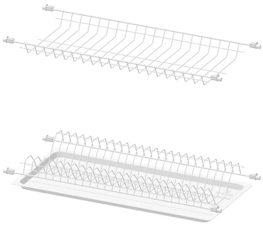 Odkvapkávač STANDARD 1 60 BIELY