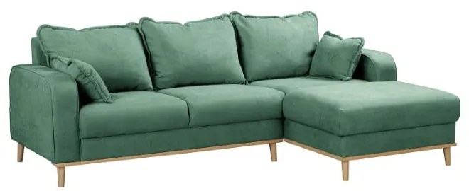 Tyrkysová rohová pohovka (pravý roh) Beata - Ropez