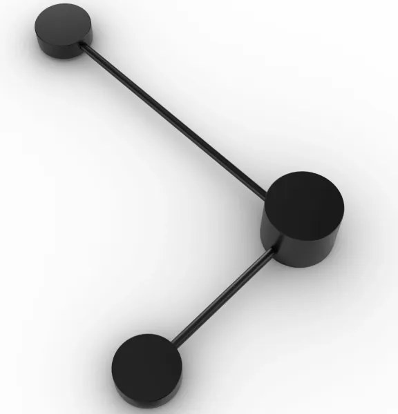 LED Nástenné svietidlo JOY 2xGX53/6W/230V čierna