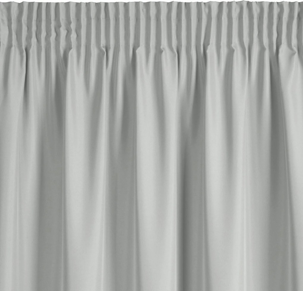 KRÁTKY ZÁVES NA PÁSKE RITA 140X175 CM SIVÁ