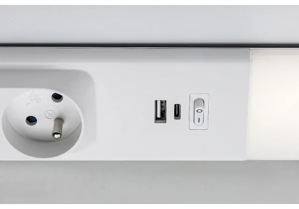 Rabalux 78042 - LED Podlinkové sv. so zás. BILAL E LED/18W/230V 4000K 60 cm biela