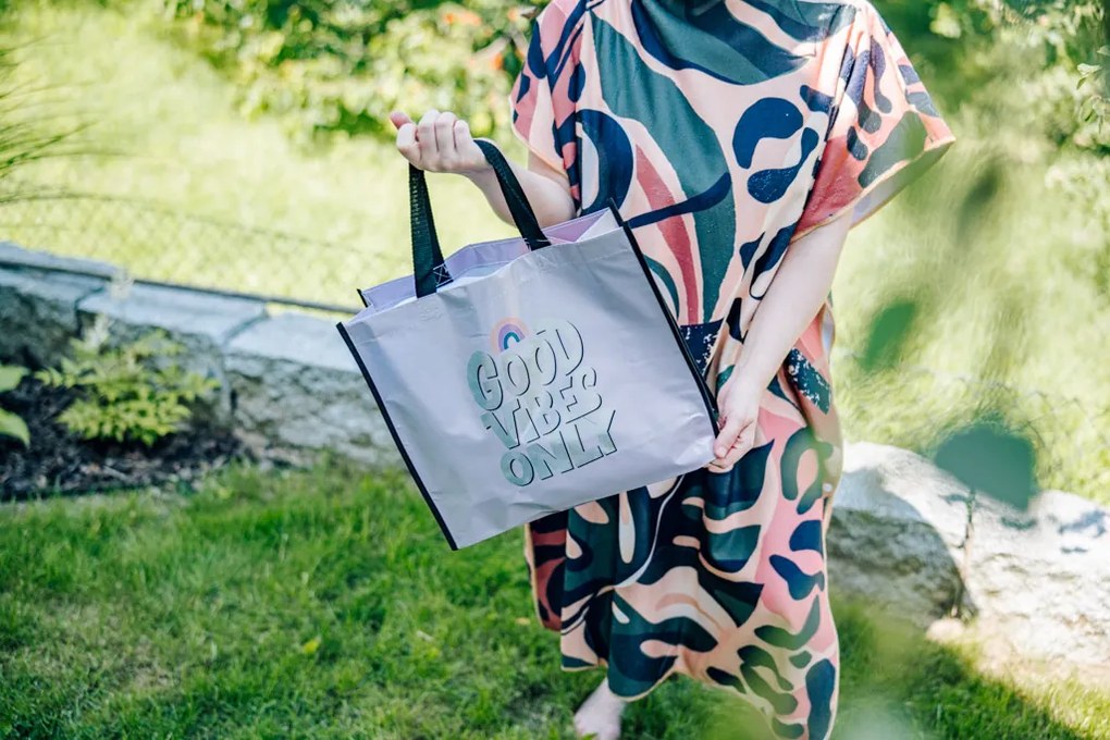 Nákupná taška SHOP & GO 37 cm - viac variantov Varianta: Metadots