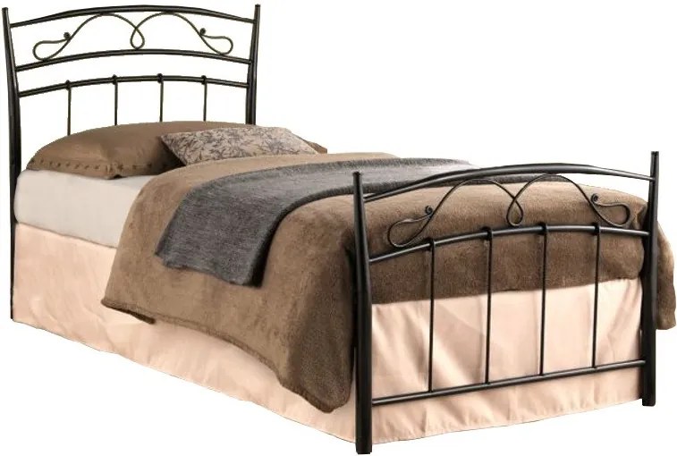 Hector Kovová postel Siena 90x200 jednolůžko - černé