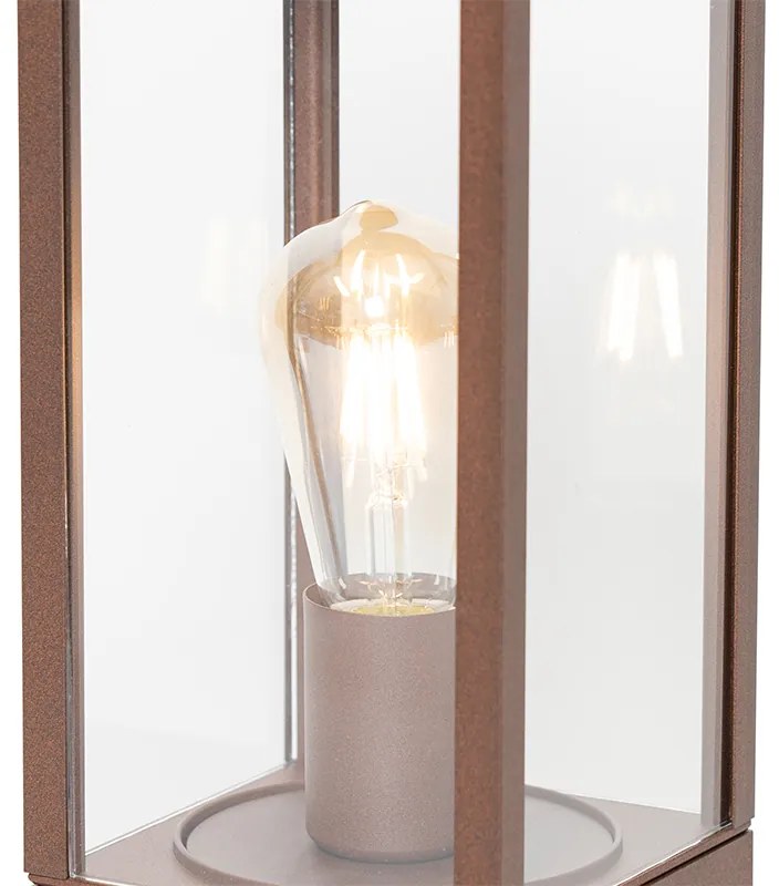 Priemyselná vonkajšia stojaca lampa hrdzavohnedá 40 cm IP44 - Charlois
