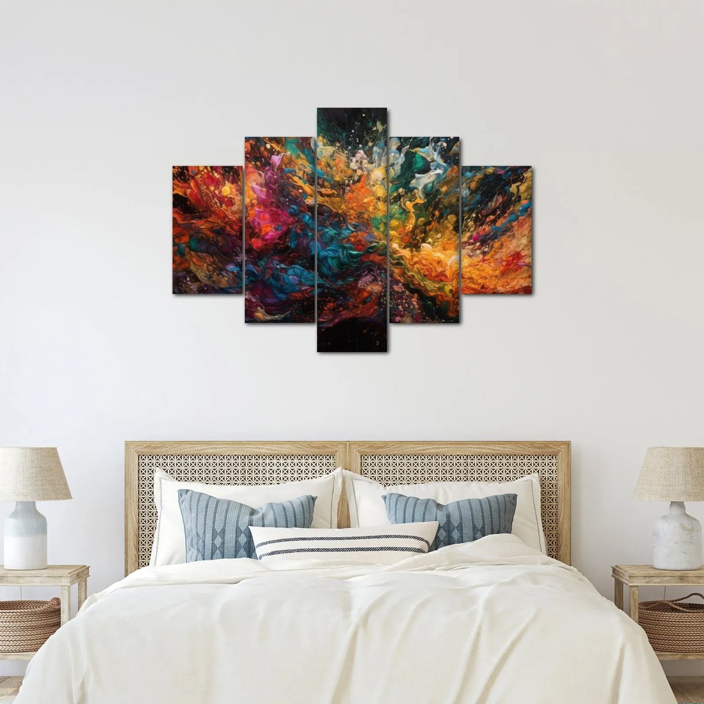 Obraz - Farebná abstrakcia II. (150x105 cm)