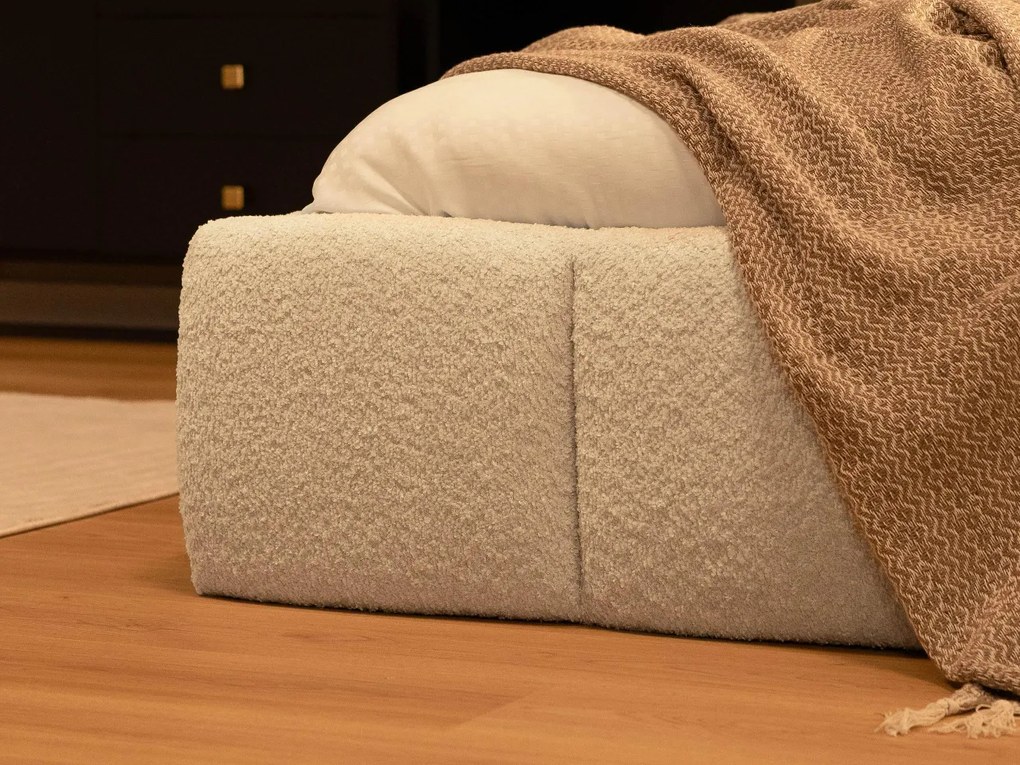 Čalúnená posteľ Ubipra Boucle, Rozmer postele: 140x200, Farby: Abriamo 04