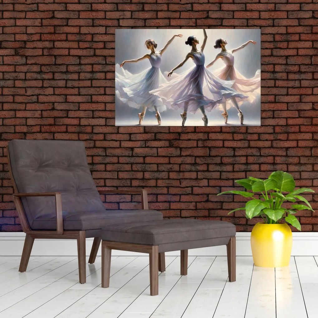 Obraz - Tri baletky (90x60 cm)