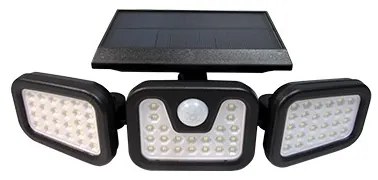 LED solárny reflektor so senzorom LED/15W/3,7V 2400 mAh IP54 4500K