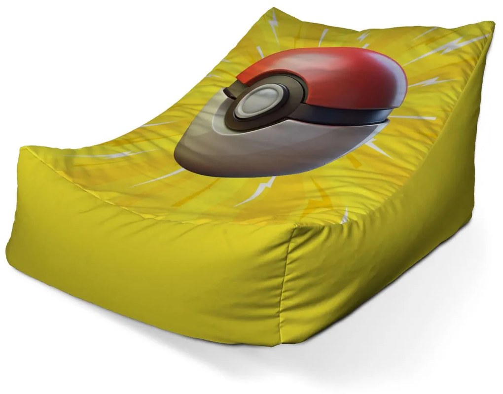 Sablio Sedací vak Lounge Pokemon ball Explózia - 120 x 100 x 80 cm