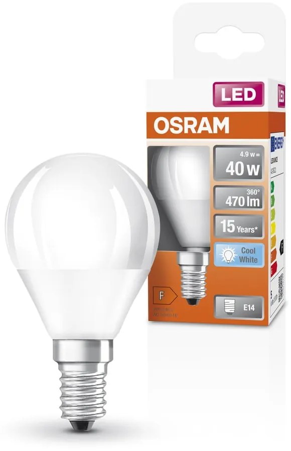 Neutrálna LED žiarovka E14, 5 W - Candellux Lighting