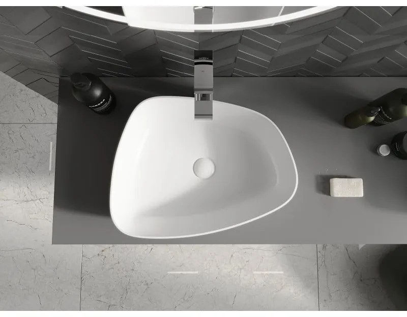 Mexen Ono, umývadlo na dosku z konglomerátu 51 x 39 cm, biela, 23045101