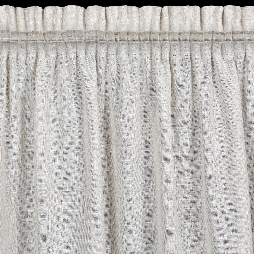 ZÁVES NA PÁSKE KARLI 140X270 CM KRÉMOVÁ