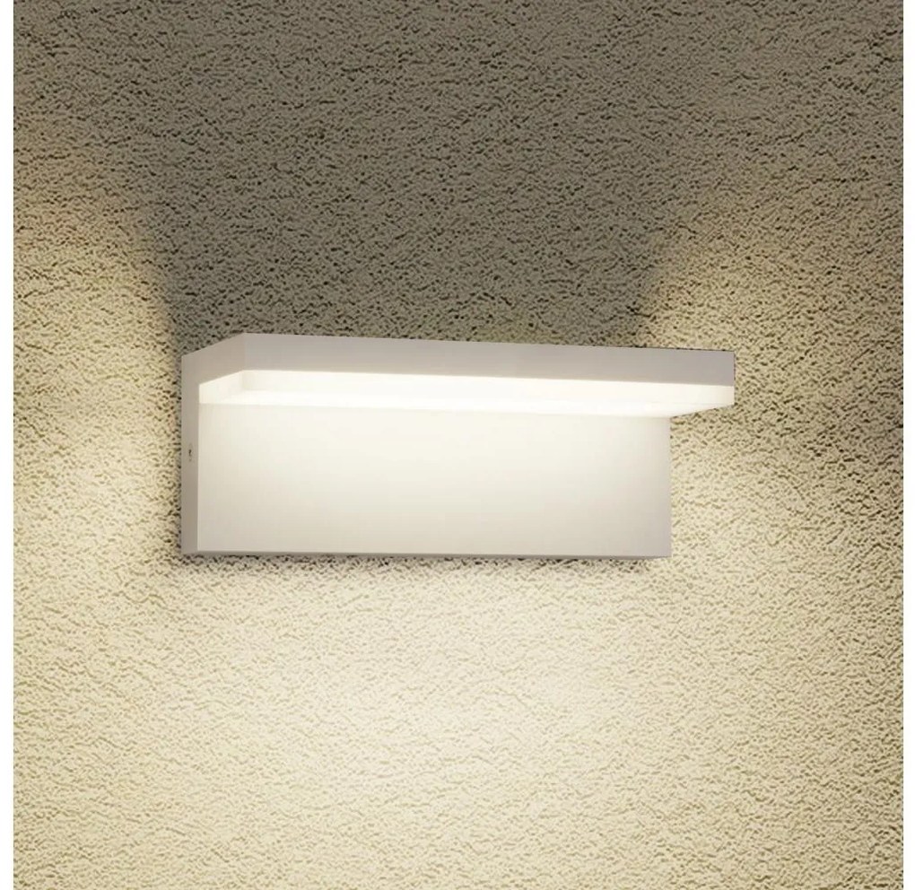 Brilagi - LED vonkajšie nástenné svietidlo TESSI LED/10W/230V biele IP54