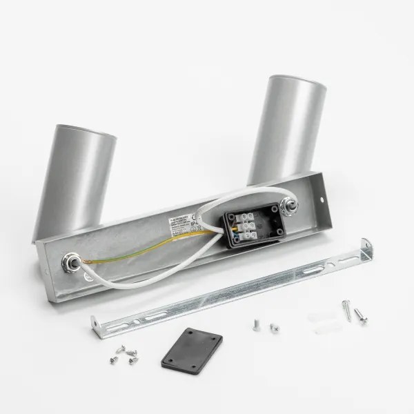 Brilagi - Kúpeľňové bodové svietidlo SELE 2xGU10/30W/230V IP44 strieborná