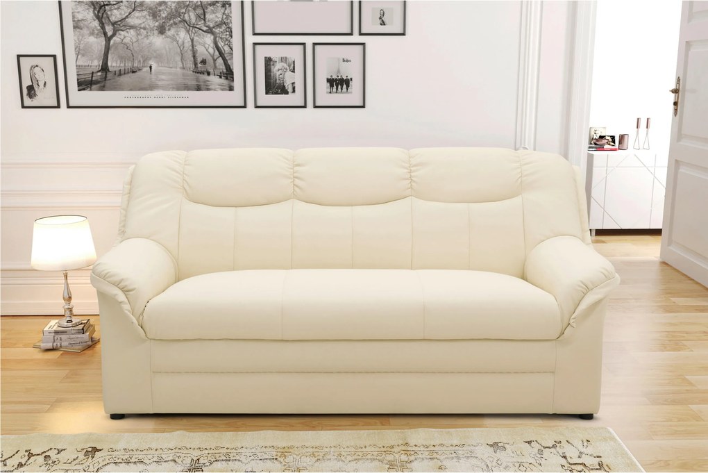 XXXLutz TROJMIESTNA POHOVKA, textil, béžová MID.YOU - Sedačky - 001776007412