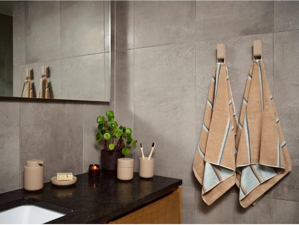 Béžový nástenný hliníkový háčik Ume – Zone