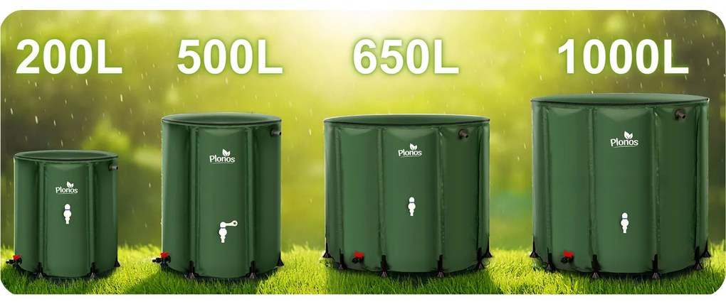 Nádrž na dažďovú vodu 200 l Plonos PL-520