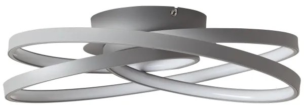 Brilliant - LED Stropné svietidlo LABYRINTH LED/40W/230V pr. 39,5 cm šedá