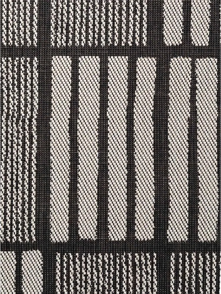 Čierny/krémovobiely vnútorný a vonkajší koberec 160x230 cm Haringey Allington – Ted Baker