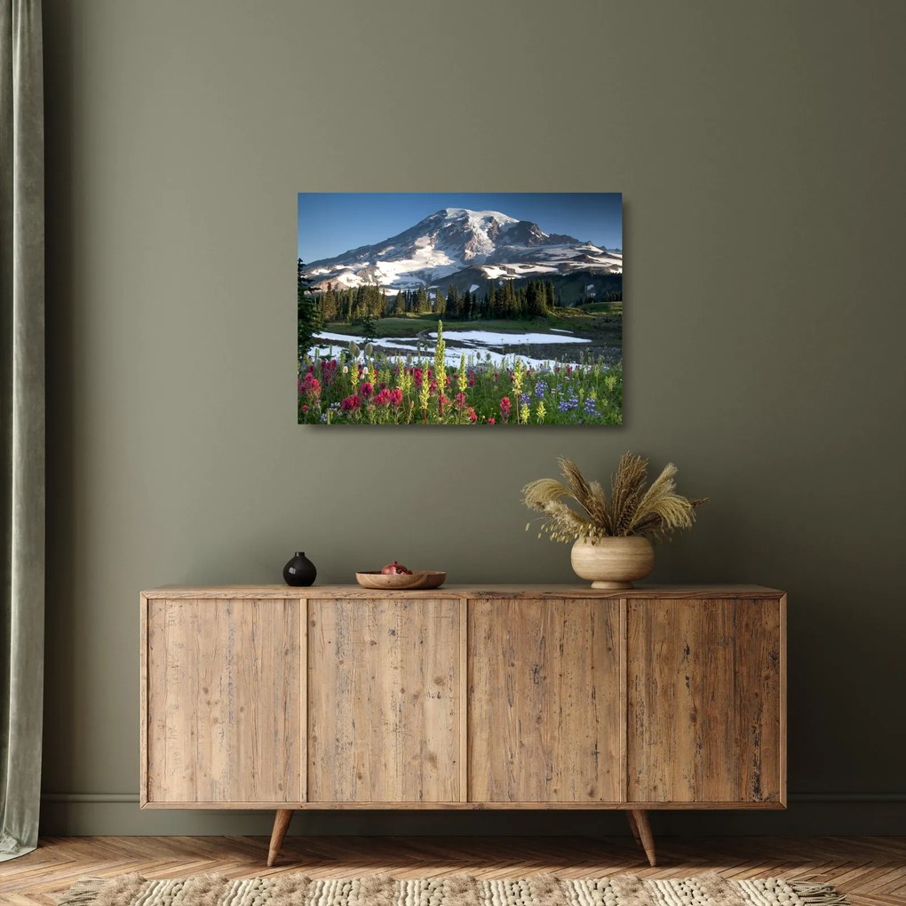 Sklenený obraz - Mount Rainier (70x50 cm)