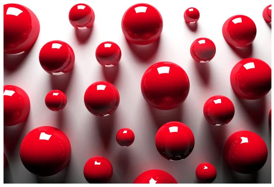 Artgeist Fototapeta - Red Balls Veľkosť: 245x175, Verzia: Samolepiaca