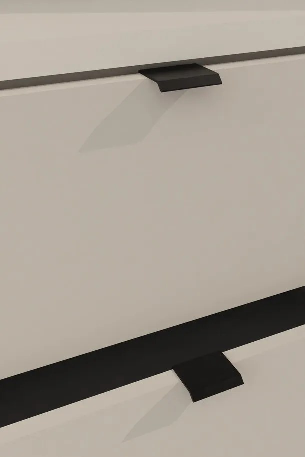 Závěsná skříňka pod umyvadlo Dalia Cashmere Nature s deskou 60 cm kašmírová/dub cremona