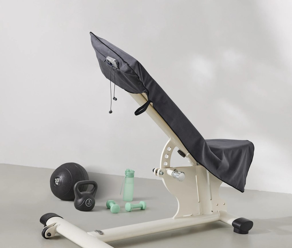 Fitness uterák s poťahom na operadlo